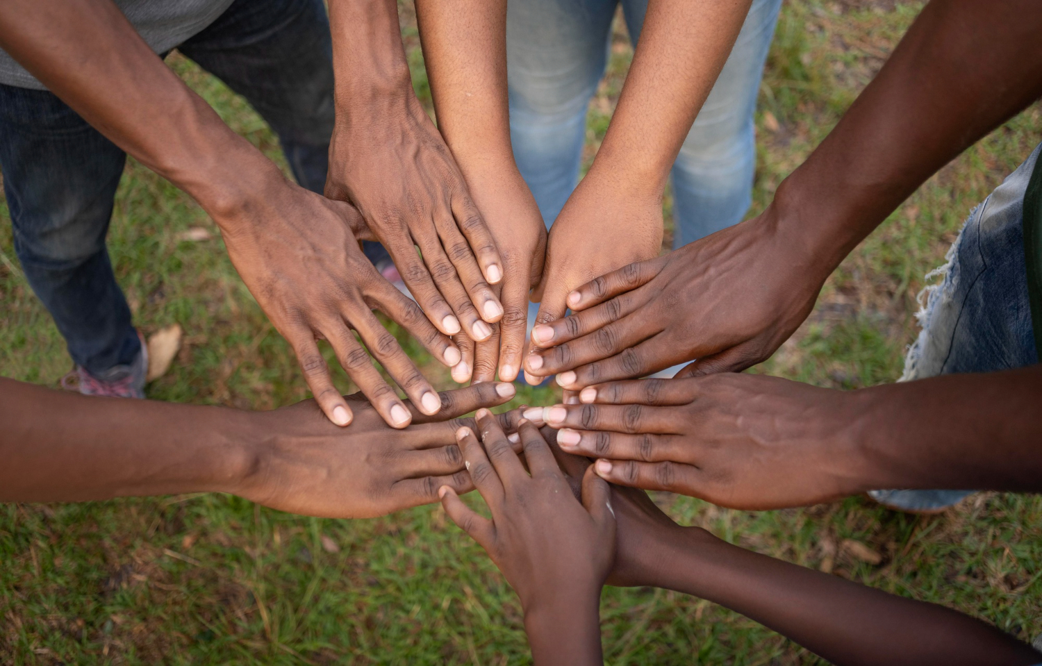 women holding hands image